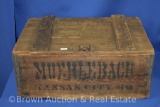Muehlebach (Kansas City, MO) wooden beer crate