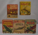 (5) Aviation themed Big Little Books