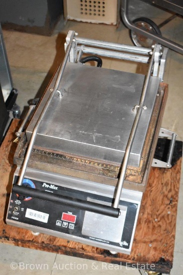Star Pro-Max panini press, electric, table top