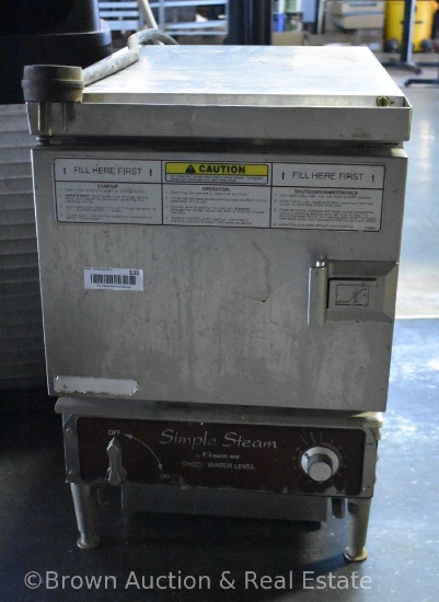 Southbend EZ-3 Simple Steam table-top steamer, electric 220 vt.