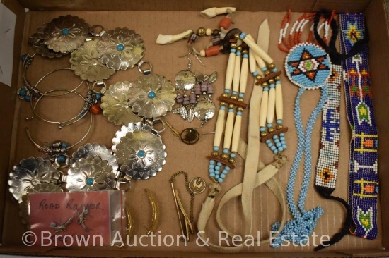 Box of assorted Indian-style jewelry