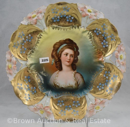 R.S. Prussia Lily Mold Countess Potocka cake plate