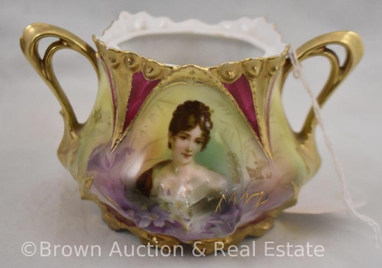 R.S. Prussia Mold 664 sugar bowl (hopefully you have the lid and the creamer), Madame Recamier