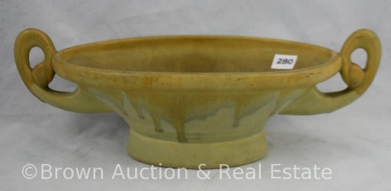 Roseville Carnelian I 55-8" bowl, green