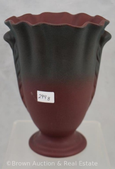 VanBriggle 6.5"h vase, mulberry