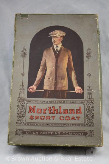 Vintage store garment box - Northland Sport Coat (Utica Knitting Co.)