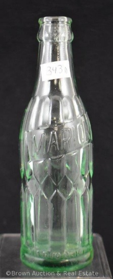 Marion Bott. Works soda bottle, Marion