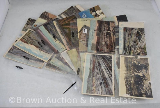 (28) Stock yards related post cards