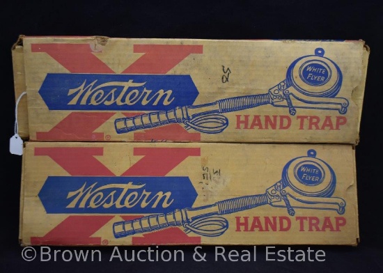 (2) Western Hand Trap throwers - EMPTY BOXES