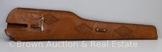 Leather rifle scabbard