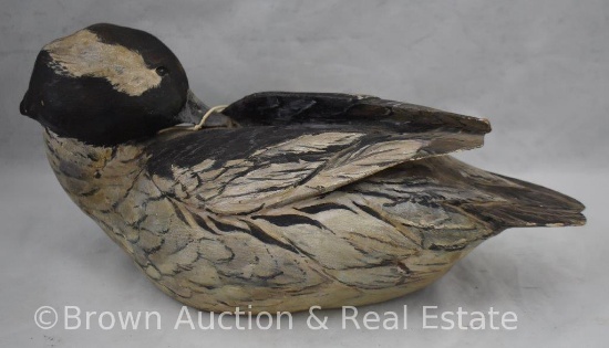 D.W. Crosley hand-carved decoy