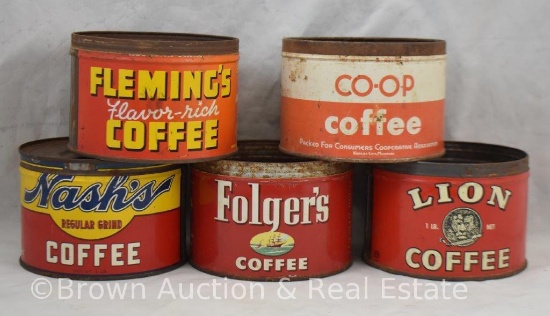 (5) Coffee cans