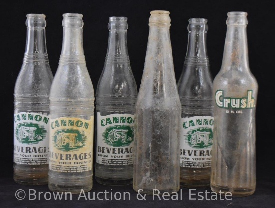 (6) Old pop bottles