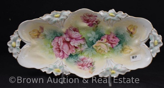 R.S. Prussia Lily Mold relish dish