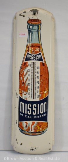 Advertising thermometer - King-size Mission of California