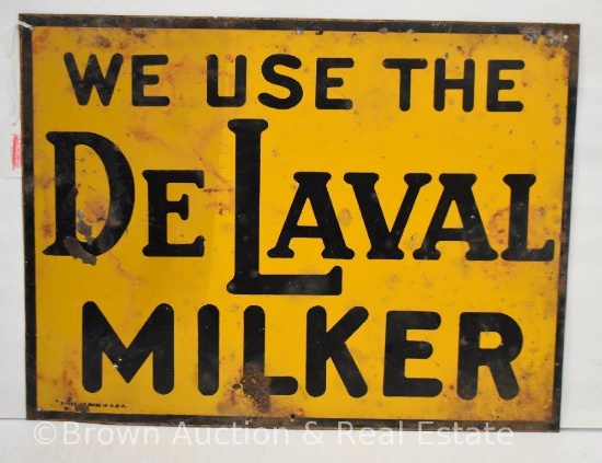 DeLaval Cream Separators tin tacker sign