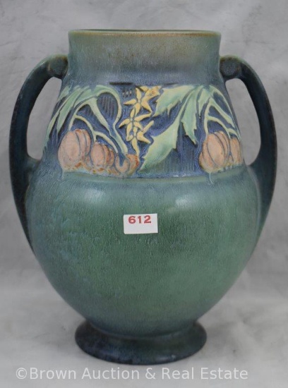 Roseville Baneda 596-9.5" vase, green