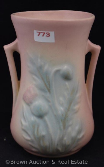 Hull Thistle #52 vase, pink