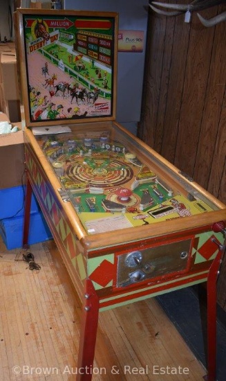 D. Gottlieb and Co. "Derby Day" pinball machine