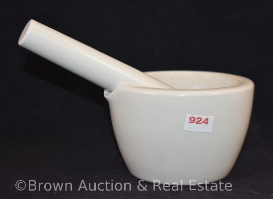 Mrkd. Coors Pottery mortar and pestle