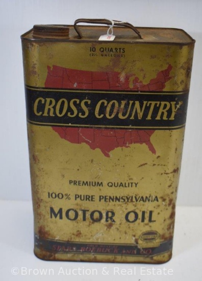 Cross Country Motor Oil can