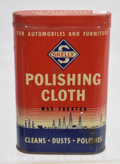 Skelly Polishing Cloth tin