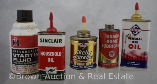 (5) Household oil cans and IH Starting fluid