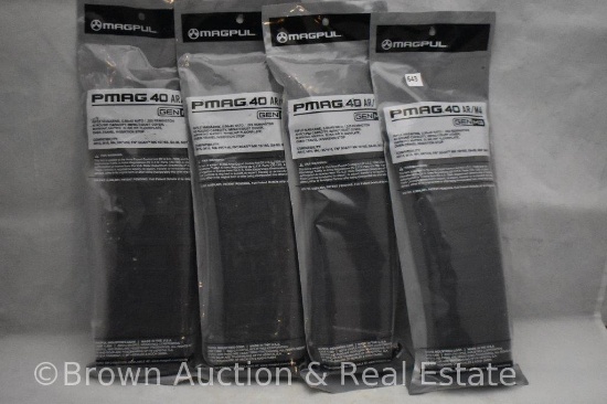 (4) MAGPUL PMAG 40 AR/M4 40 ROUND MAGAZINES