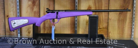 SAVAGE RASCAL .22LR YOUTH RIFLE - PURPLE