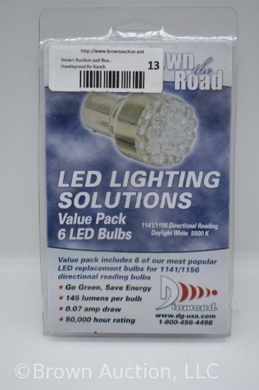 Diamond LED 6 pack bulbs