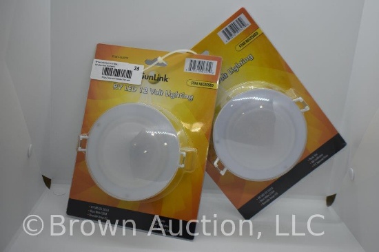 (2) SunLink Star Recessed LED 12 volt lighting