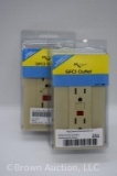 (2) Dual GFCI outlet with cover