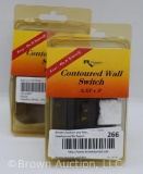 (2) Contoured Wall Switches