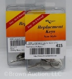 (2) Replacement Keys