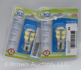 (2) Kaper II LED Radial bulbs