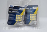 (2) Universal LED multi-base replacement bulbs