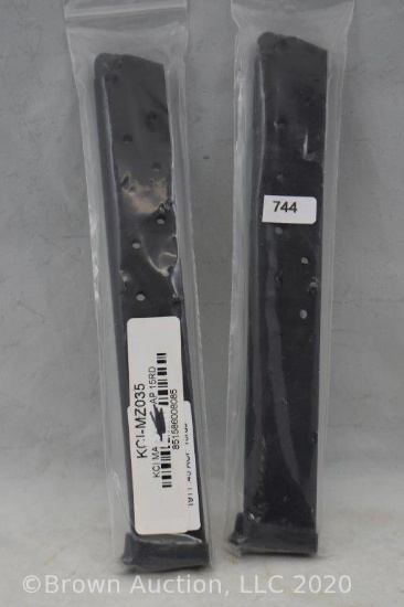 (2) KCI MZ039 1911 8 round magazines