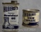 (2) Huberd's cans - Shoe Grease and Neatsfoot Oil Compound