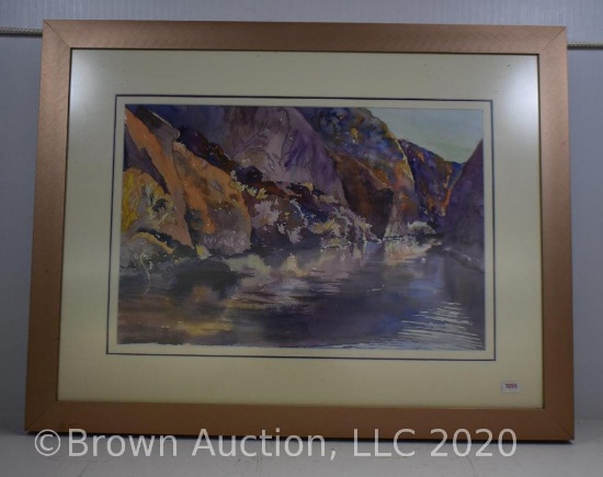 Artist Charlene Madden's "Copper Canyon" watercolor painting (2001)