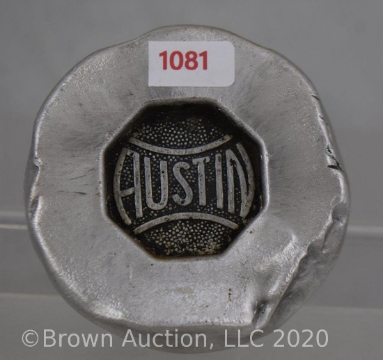 Austin threaded hubcap. Aluminum