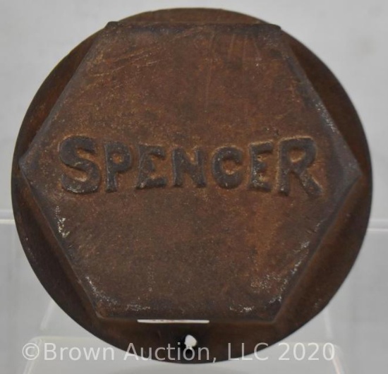 Cast Iron "Spencer" threaded hubcap