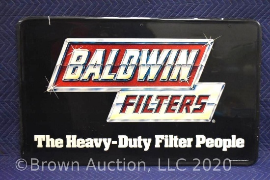 Baldwin Filters SST embossed sign