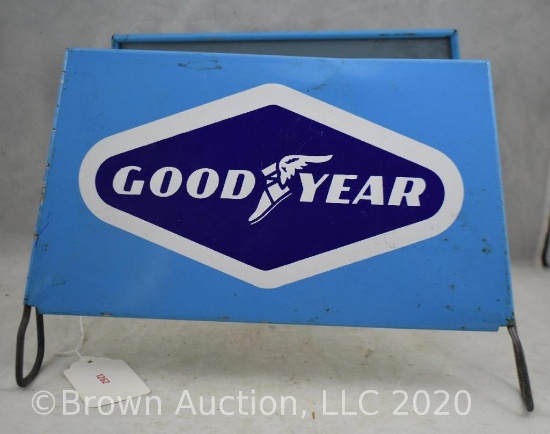 Good Year metal tire stand sign