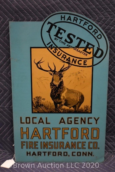 DST Hartford Fire Insurance Co. advetising flange sign