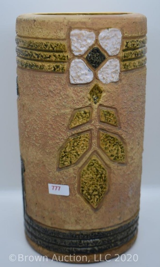 Roseville Mostique 25-12" vase, brown
