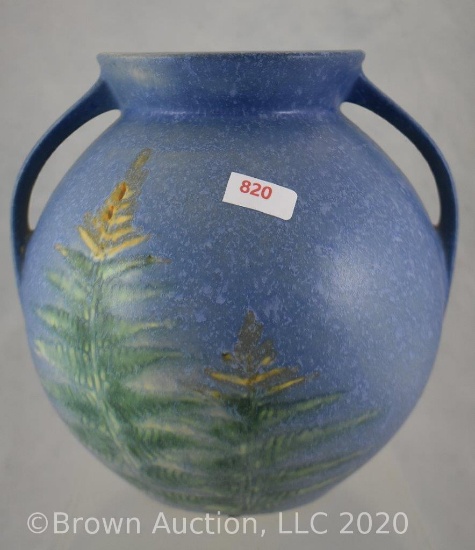 Roseville Windsor 552-8" vase, blue