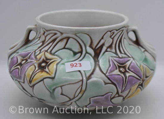Roseville Morning Glory 268-4" bowl, white