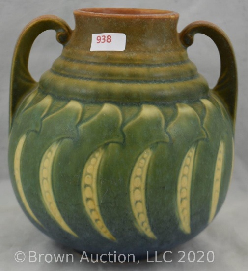 Roseville Falline 648-7" vase, blue