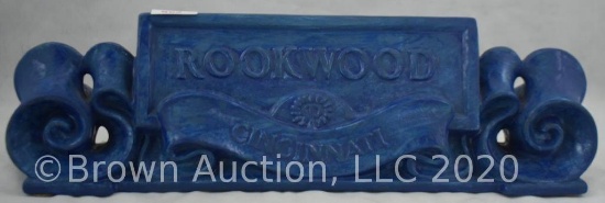 Rookwood 13" dealer sign, blue, 1990