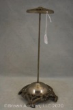 Decorative metal store hat holder